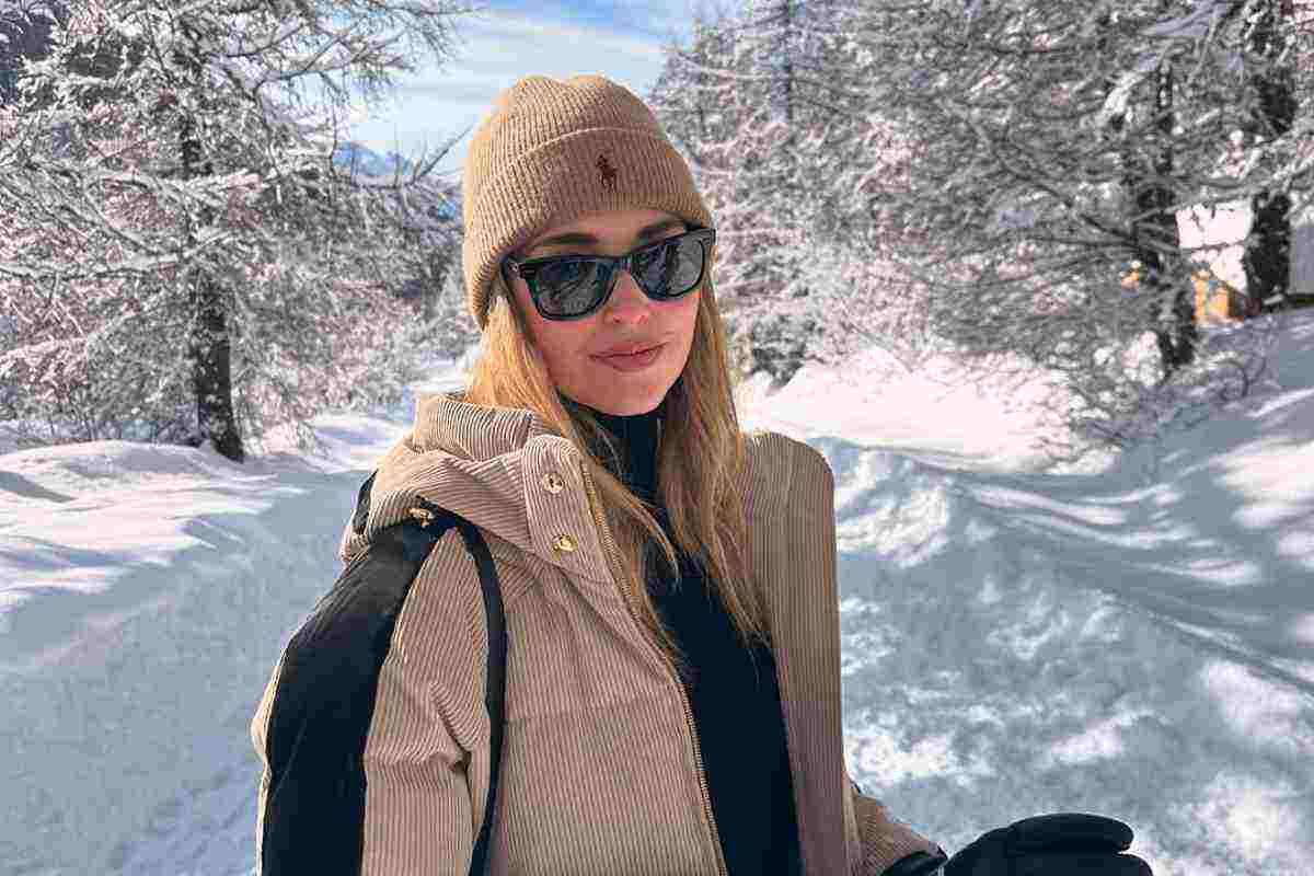 Chiara Ferragni sulla neve